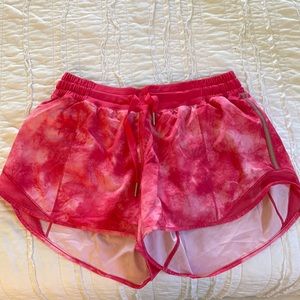 Lululemon pink tie dye shorts! Worn once!